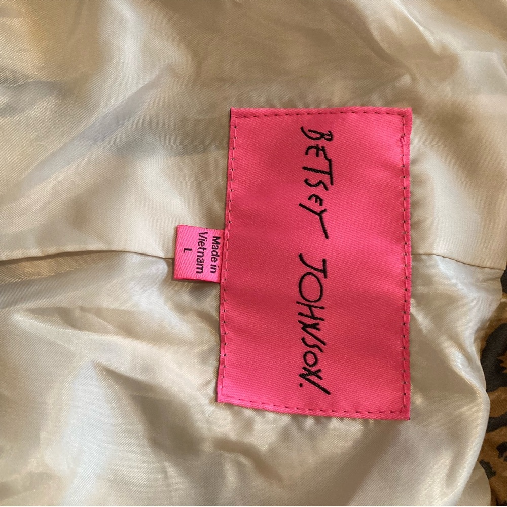 Betsey Johnson Animal thin Jacket